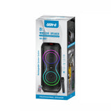 Zore GD-2801 Dijital LED Göstergeli Mikrofonlu RGB TWS Çift 8 inç Stereo Bass Kablosuz Karaoke Hoparlör