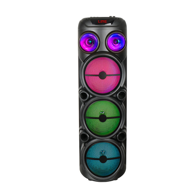 Zore GD-2887 Dijital LED Göstergeli Mikrofonlu RGB TWS 8 inç Stereo Bass Kablosuz Karaoke Hoparlör