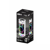 Zore GD-9012 Dijital LED Göstergeli Mikrofonlu RGB TWS 12 inç Stereo Bass Kablosuz Karaoke Hoparlör