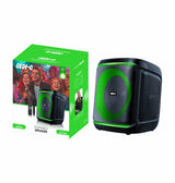 Zore GD-928 Dijital LED Göstergeli Mikrofonlu RGB TWS 8 inç Stereo Bass Kablosuz Karaoke Hoparlör