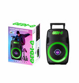 Zore GD-929 Mikrofonlu RGB TWS 8 inç Stereo Bass Kablosuz Karaoke Hoparlör