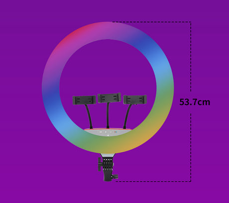 Zore LJJ18 RGB Light 45cm Işıklı Telefon Tutucu Ring Light