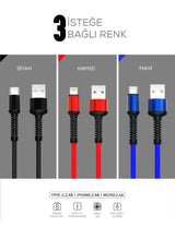 Zore LS63 Micro Usb Kablo