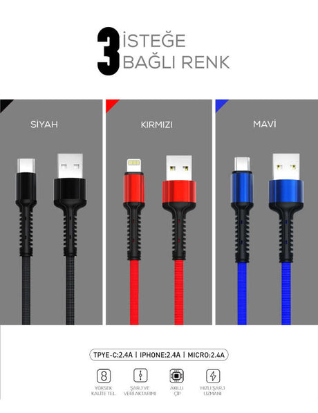 Zore LS63 Type-C Usb Kablo