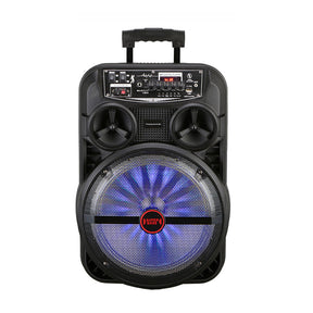 Zore LT-5312BT Mikrofonlu RGB Işıklı 12 inç Stereo Kumandalı Kablosuz Karaoke Hoparlör Speaker v5.0