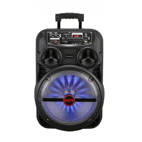 Zore LT-5312BT Mikrofonlu RGB Işıklı 12 inç Stereo Kumandalı Kablosuz Karaoke Hoparlör Speaker v5.0