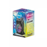 Zore LT-5312BT Mikrofonlu RGB Işıklı 12 inç Stereo Kumandalı Kablosuz Karaoke Hoparlör Speaker v5.0