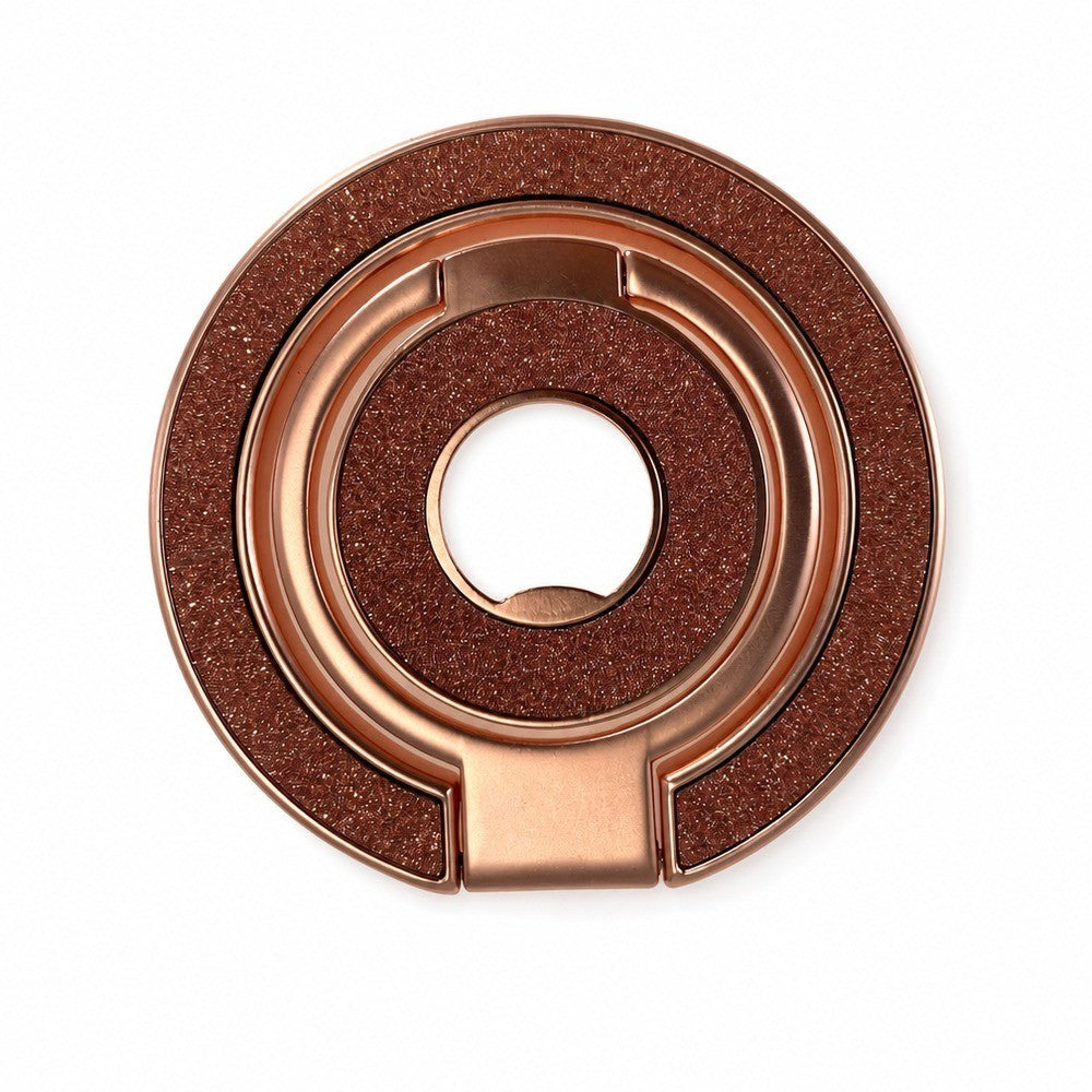 Zore M102 Glitter Magnetik Ring Standlı Simli Telefon Tutucu