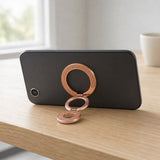 Zore M102 Glitter Magnetik Ring Standlı Simli Telefon Tutucu