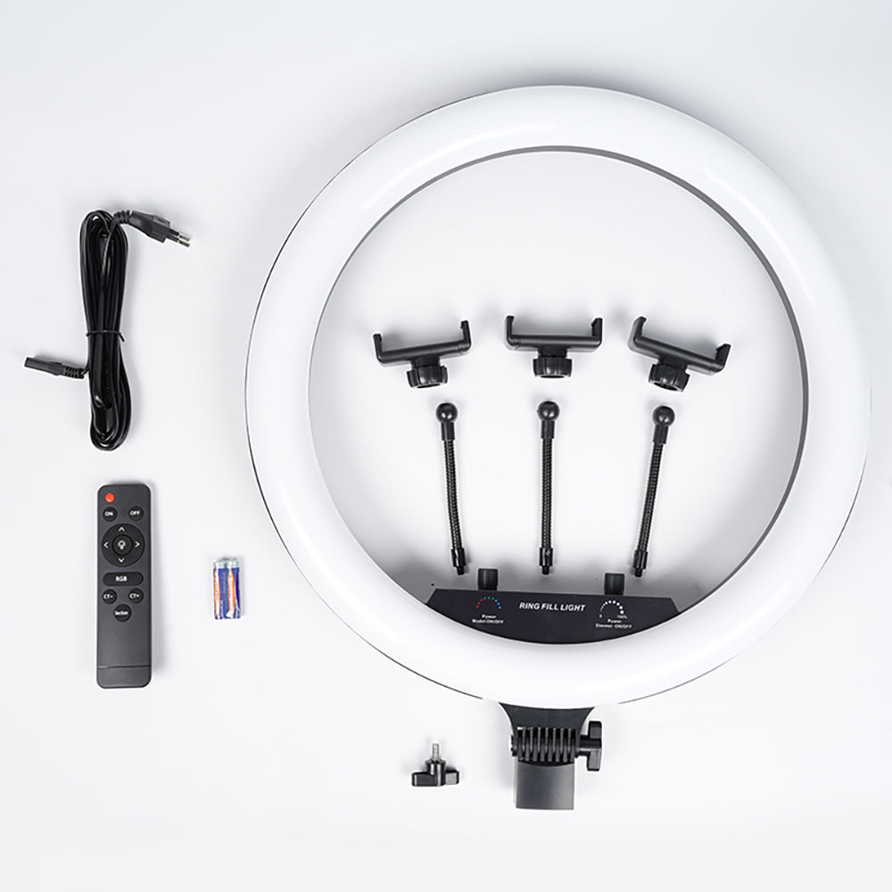 Zore MJ-56 Uzaktan Kumandalı 21 inç Işıklı Telefon Tutucu Ring Light