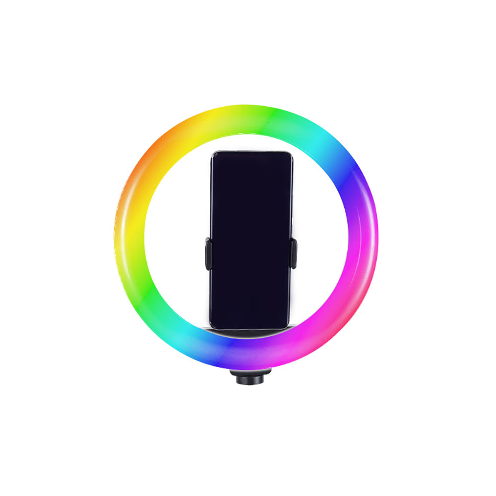Zore MJ20 RGB Light 8 inç Işıklı Telefon Tutucu Ring Light