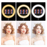Zore MJ38 RGB 25W Ring Light Canlı Yayın 38cm USB'li ve Telefon Stand
