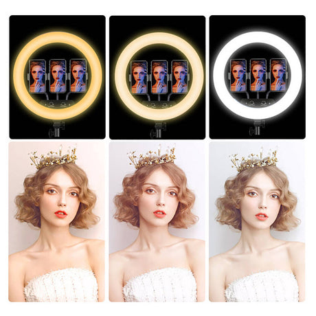 Zore MJ38 RGB 25W Ring Light Canlı Yayın 38cm USB'li ve Telefon Stand