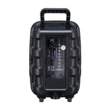 Zore PK-17 FM Radyolu Mikrofonlu RGB TWS 8 inç Stereo Bass Kablosuz Karaoke Hoparlör