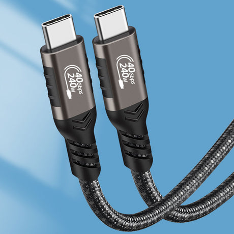 Zore QG01 Type-C to Type-C USB4 PD Data Kablosu 240W 40Gbps 8K@60Hz 1 Metre