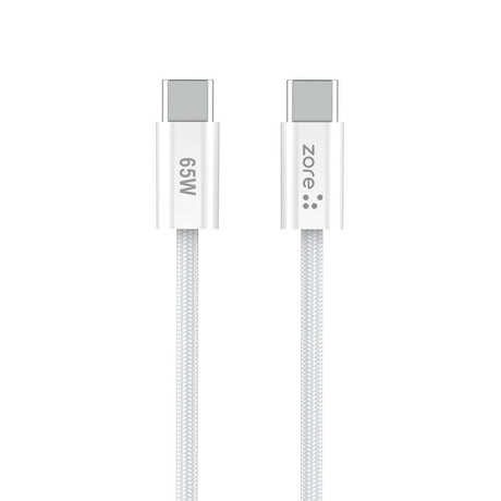 Zore Vol Serisi Type-C to Type-C PD Şarj ve Data Kablosu 65W 3A 1 Metre