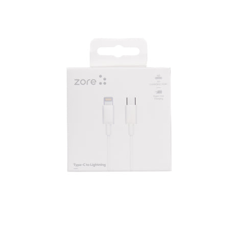 Zore ZR-42 Type-C to Lightning PD Hızlı Şarj Özellikli Data ve Şarj Kablosu 1M