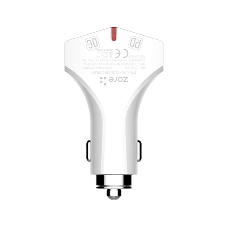 Zore ZR-C60P Type-C 2 in 1 Araç Şarj Seti