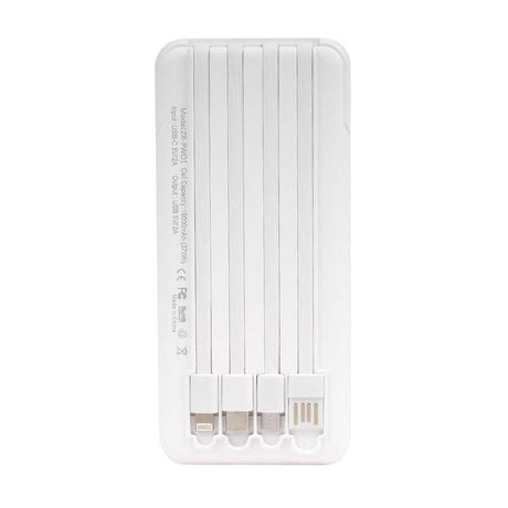 Zore ZR-PW01 Type-C - Micro - Lightning Led Göstergeli Taşınabilir Powerbank 10000 mAh